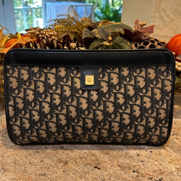 Christian Dior Trotter Canvas Clutch - Picture 1 of 8
